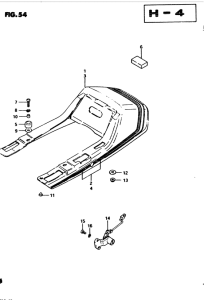GS450 Обтекатель сидения