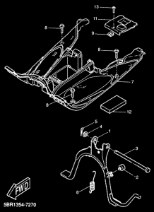 YQ50 Подножки