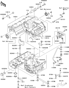 ZR1200 Crankcase(1 / 2)