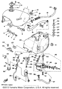 XV535A Топливный бак