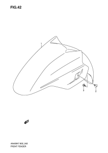 AN400 (ABS) Переднее крыло