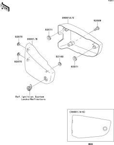 VN1500 Боковые обтекатели