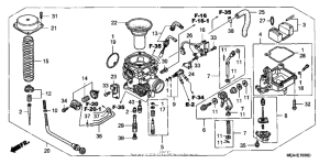 VTX1300S Карбюратор