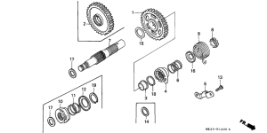 XR600R Кик стартер
