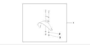 VT125 Head light visor