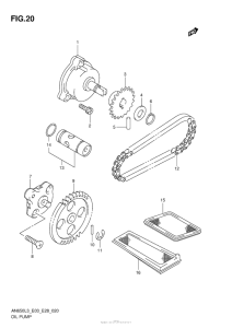 AN650 Масляный насос