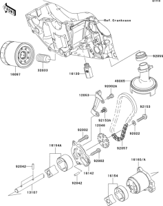 ER650 Масляный насос
