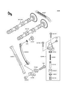 ZR250 Распредвал