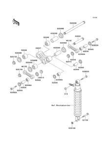 KMX125 Подвеска