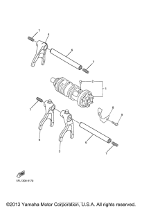 YZFR7L Копирный вал