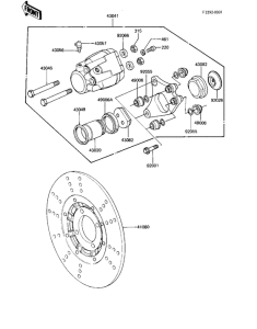 KZ1000 Передний суппорт