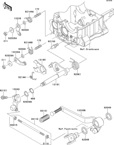 ZR1200 Механизм переключения передач