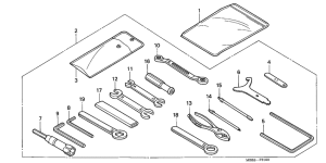 VTR1000F Инструмент