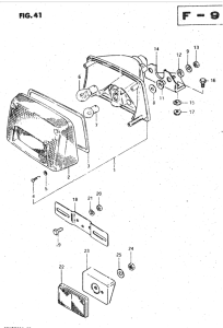 GSX750 Задний комбинированный сигнал