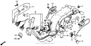 NH125 Wire harness + ignition coil
