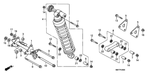 XL1000V Rear cushion