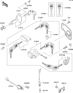 EN500 Замок зажигания