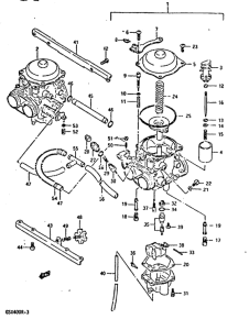 GSX-R400 Carburetor assy