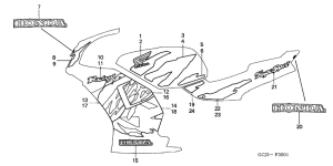 NSR50R Stripe / mark