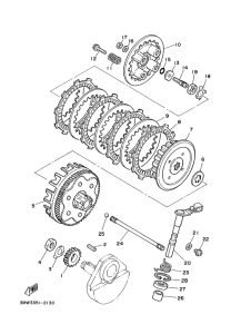 TW125 Сцепление