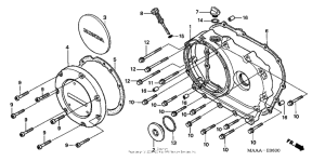 VT1100C Крышка картера правая