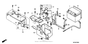 VT750DCA A Аккумулятор