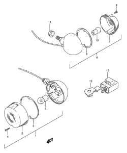 FZ50 Поворотники