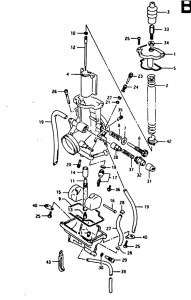 RG125 Carburetor assy