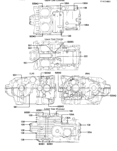 KZ440 Crankcase bolt & stud pattern