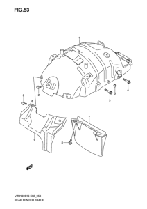 VZR1800 Заднее крыло brace