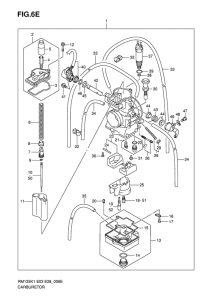 RM125 Carburetor assy
