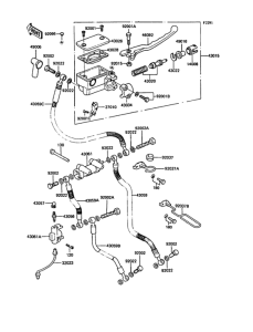 ZX400 Главный тормозной цилиндр