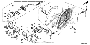 VT750CS (ABS) Taillight (1)