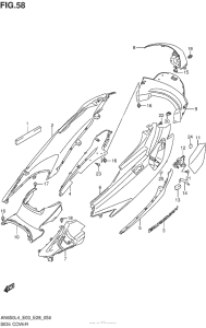 AN650Z Боковые обтекатели