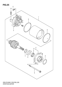 GSX-R1000 Стартерный мотор