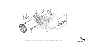 CRF250L (ABS) Масляный насос
