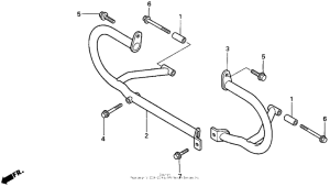 GL1500CT Зажита двигателя