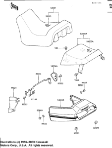 ZX600 Seat / seat cover