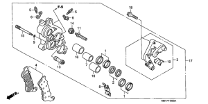 XL1000V Передний суппорт