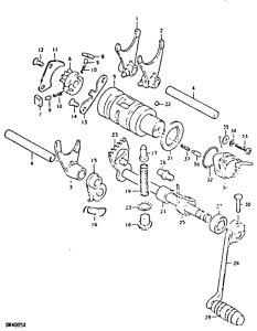 DR400 Переключение передач
