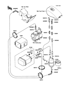 EL250 Испарительная система топлива