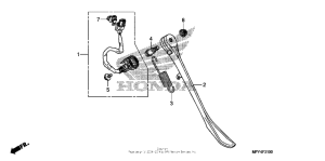 VT1300CT Подножка