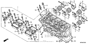 CB1000R Головка цилиндров