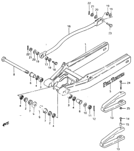 RM465 Маятник задний
