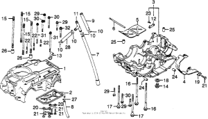 XL350 Картер двигателя