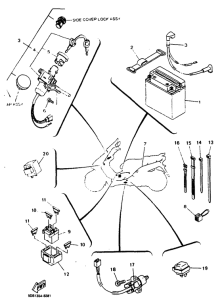 YP125R Электрика 2