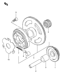 DR125 Муфта стартера