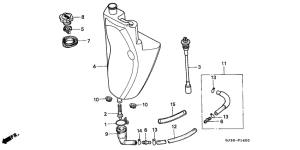 SH50D Бак масляный