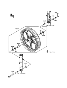 ER250 フロントハブ