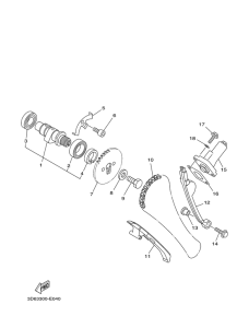XT125R Camshaft & chain